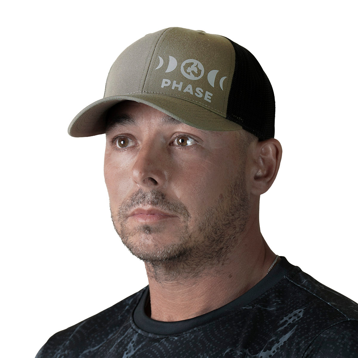 Phase Gear Five Panel Trucker - Olive / Black