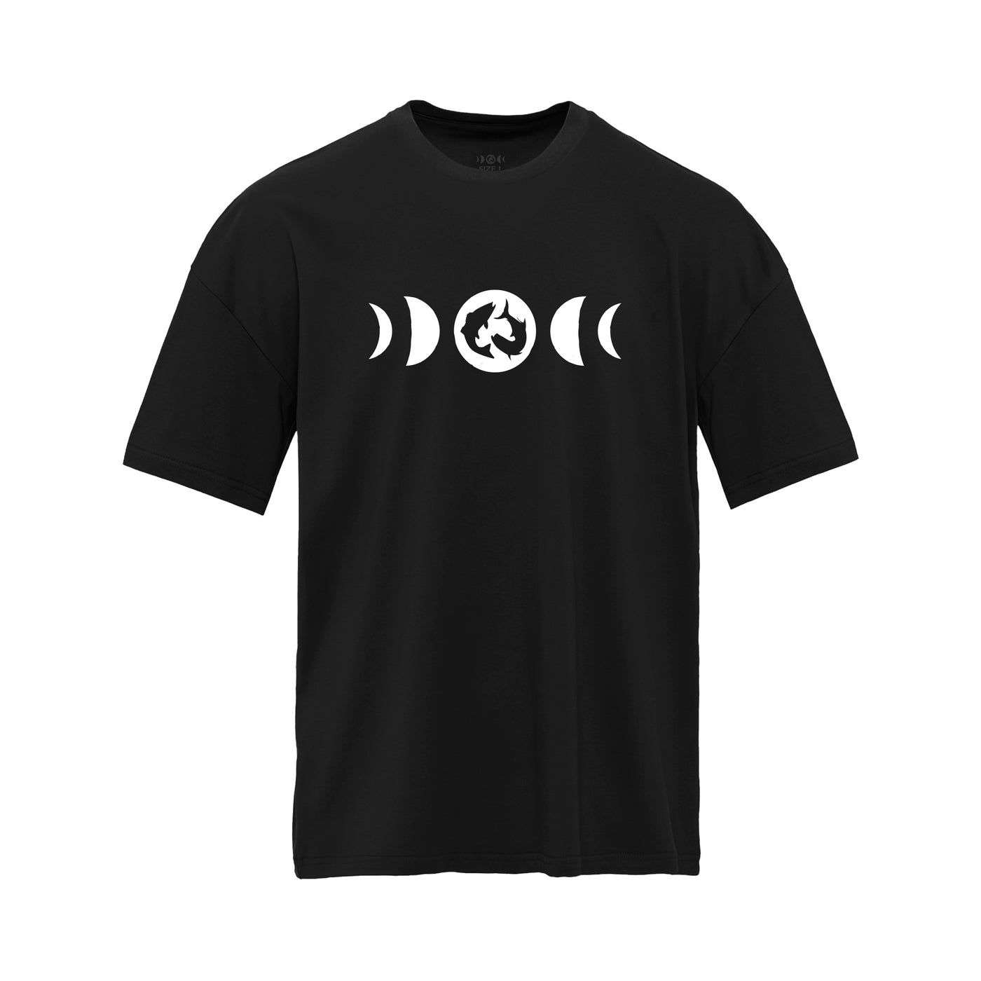 T-shirt - Moons - Black - HeavyT