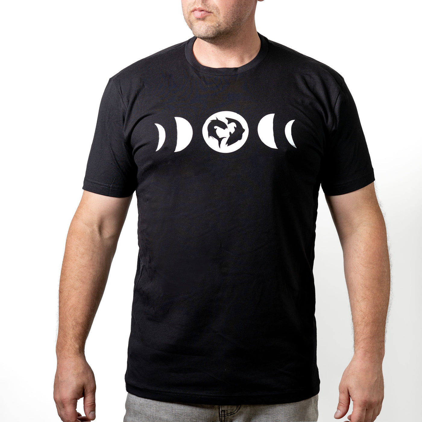 T-shirt Moons BLK - WHT