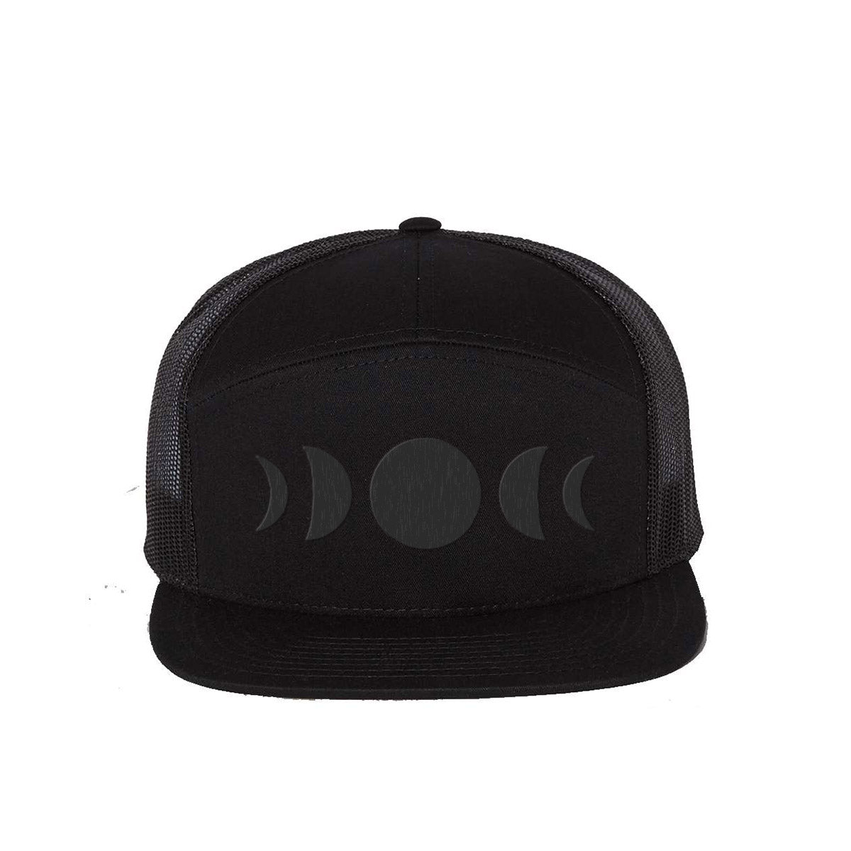 MOONS 7-panel trucker hat  -  Black